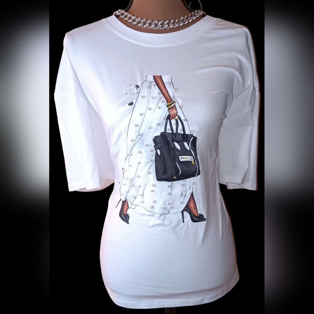 COPY - 2/$50 WHY Dress Fashion White T-shirt, Size XXL